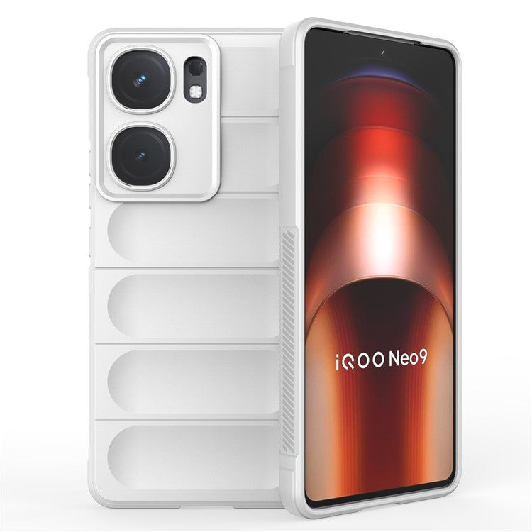 For vivo iQOO Neo9 5G / Neo9 Pro 5G Phone Case Soft TPU Cover Drop Protection - White