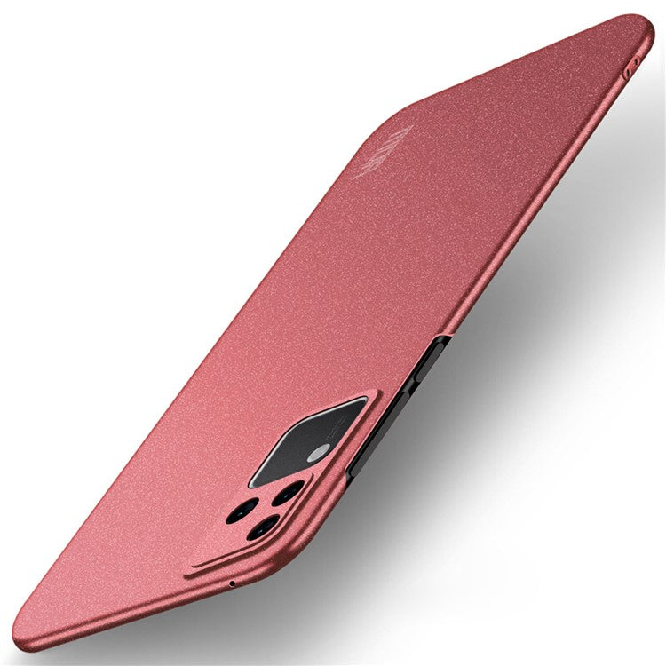 MOFI Shield Matte Series for vivo S18 Pro 5G PC Case Anti-scratch Slim Phone Cover - Red