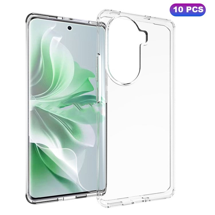 10Pcs  /  Pack For Oppo Reno11 5G (Global) Case Watermark-Free Clear TPU Smart Phone Cover