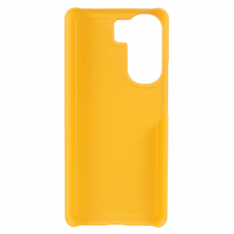 For vivo iQOO Neo9 5G Case Rubberized PC Drop Protection Phone Cover - Yellow