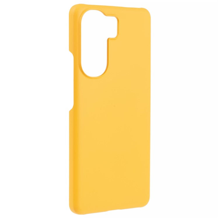 For vivo iQOO Neo9 5G Case Rubberized PC Drop Protection Phone Cover - Yellow