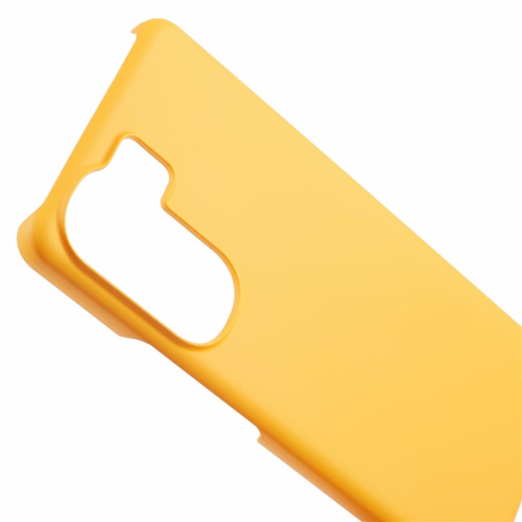 For vivo iQOO Neo9 5G Case Rubberized PC Drop Protection Phone Cover - Yellow