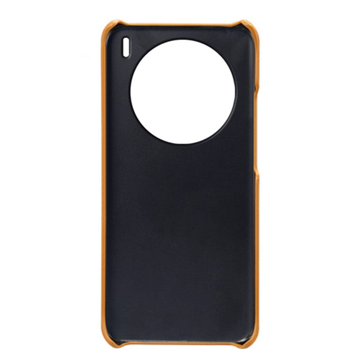 For vivo X100 Pro 5G Phone Case Dual Card Slots Protective Cover - Orange