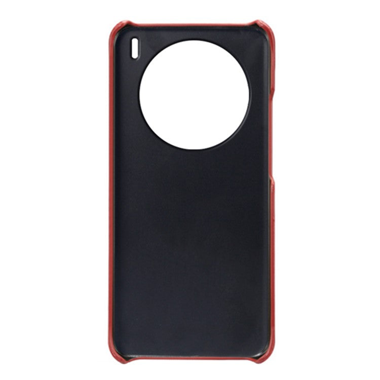 For vivo X100 Pro 5G Phone Case Dual Card Slots Protective Cover - Red