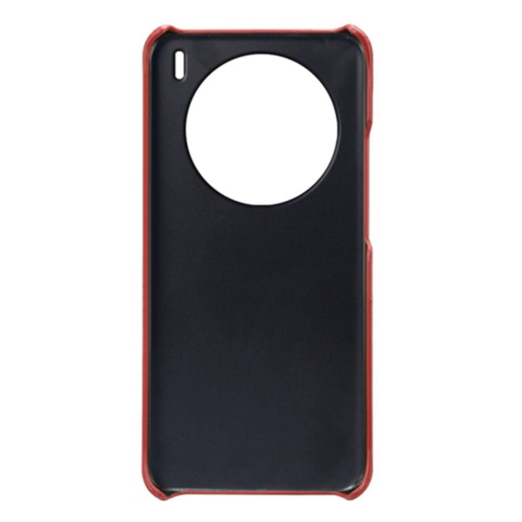 For vivo X100 Pro 5G Case Calf Texture Anti-scratch Hard Phone Cover - Red