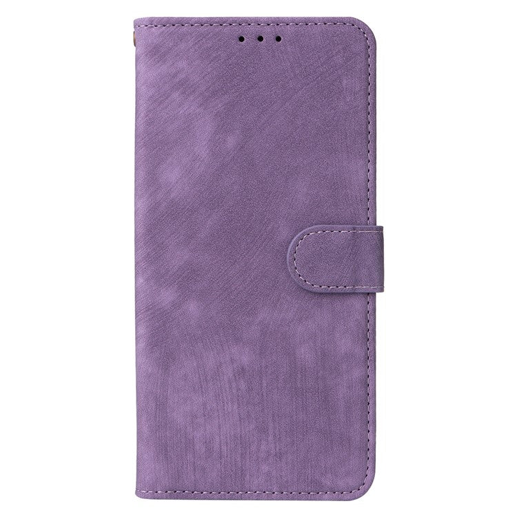 For vivo X100 Pro 5G Case Leather Flip Stand Phone Cover with RFID Blocking Function - Purple