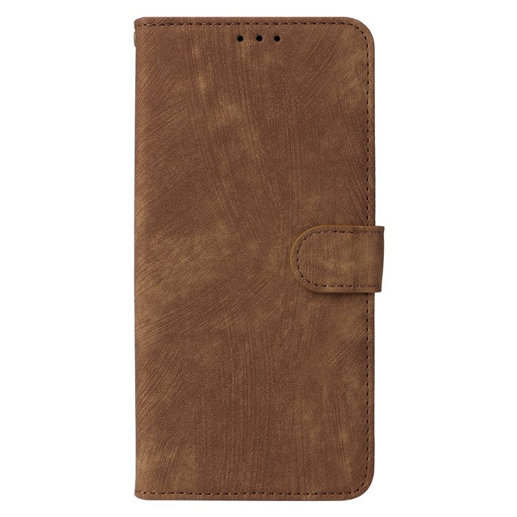 For vivo X100 Pro 5G Case Leather Flip Stand Phone Cover with RFID Blocking Function - Brown