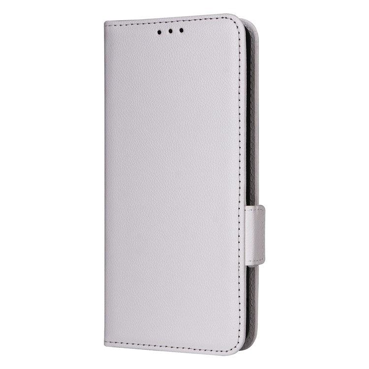 For vivo S18e 5G Protective Wallet Case PU Leather Phone Cover - White