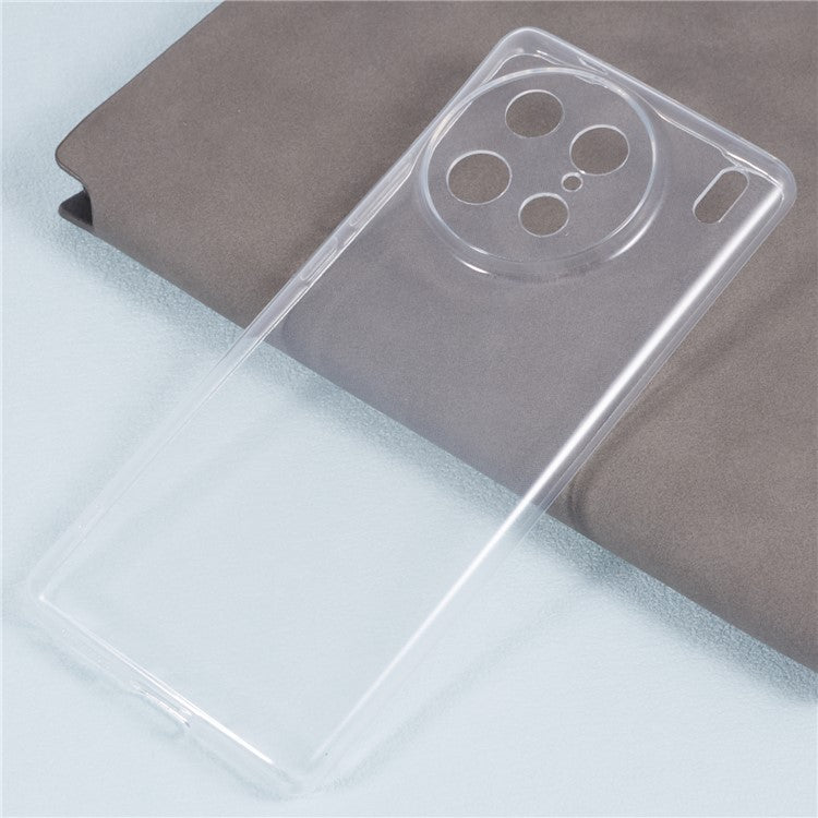 For vivo X90 Pro 5G Case Clear TPU Phone Cover with Precise Lens Cutout