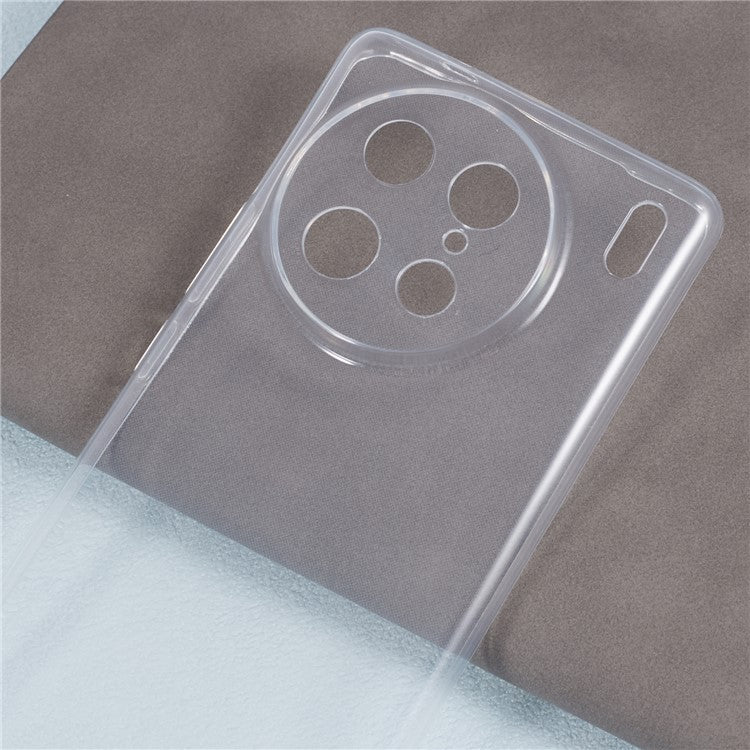 For vivo X90 Pro 5G Case Clear TPU Phone Cover with Precise Lens Cutout