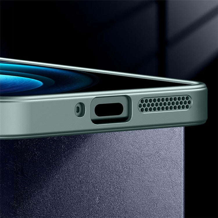 For vivo X100 5G Slim-Fit Case TPU+PC Phone Cover Zinc Alloy Kickstand Phone Shell - Silver