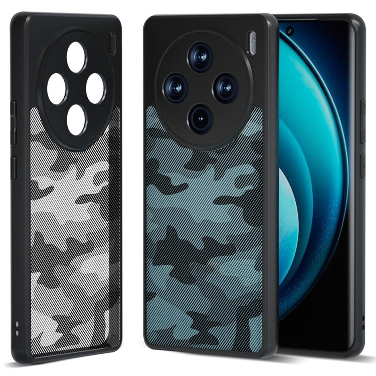 IBMRS For vivo X100 Pro 5G Cell Phone Case TPU+PC Anti-scratch Cover - Artistic Camouflage