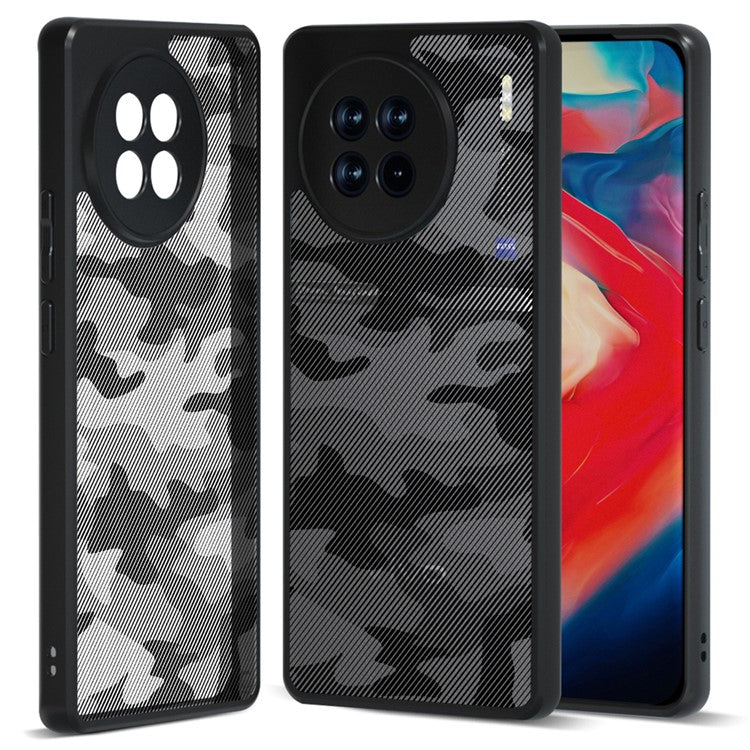 IBMRS For vivo X90 Pro+ 5G Case Drop-proof TPU+PC Phone Protective Shell - Artistic Camouflage