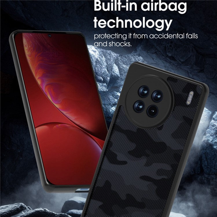 IBMRS For vivo X90 Pro+ 5G Case Drop-proof TPU+PC Phone Protective Shell - Artistic Camouflage