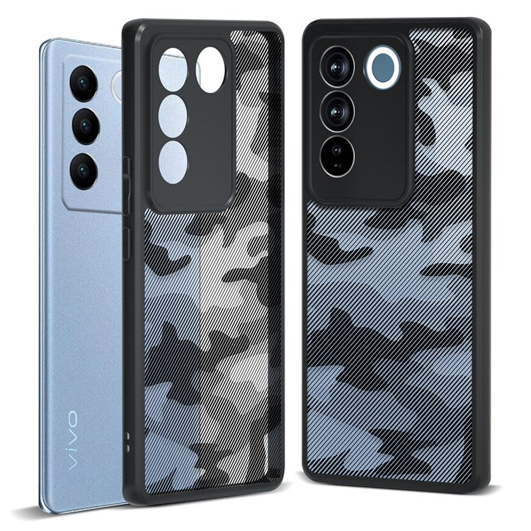 IBMRS For vivo S16 / S16 Pro / V27 5G / V27 Pro 5G Phone Case TPU+PC Hybrid Non-Slip Cover - Artistic Camouflage