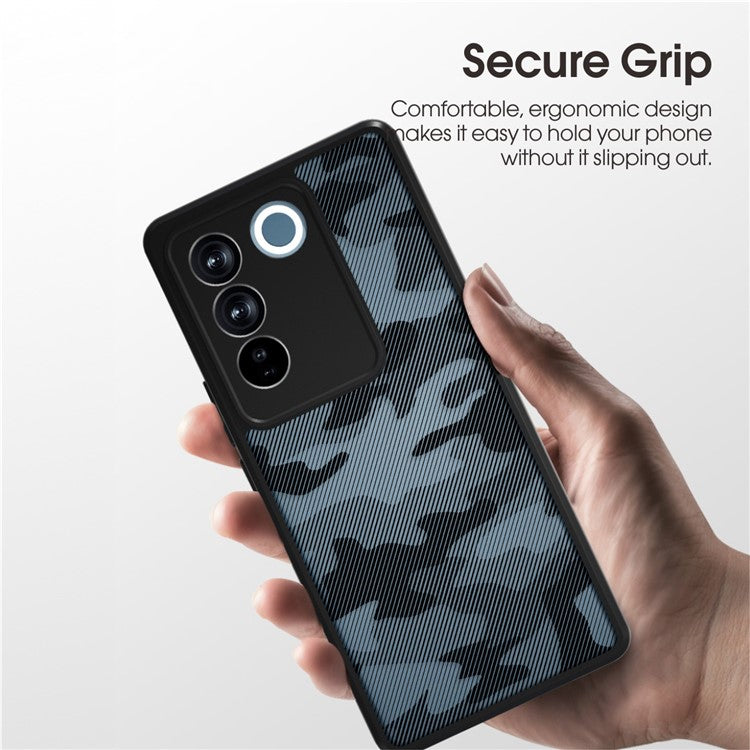 IBMRS For vivo S16 / S16 Pro / V27 5G / V27 Pro 5G Phone Case TPU+PC Hybrid Non-Slip Cover - Artistic Camouflage