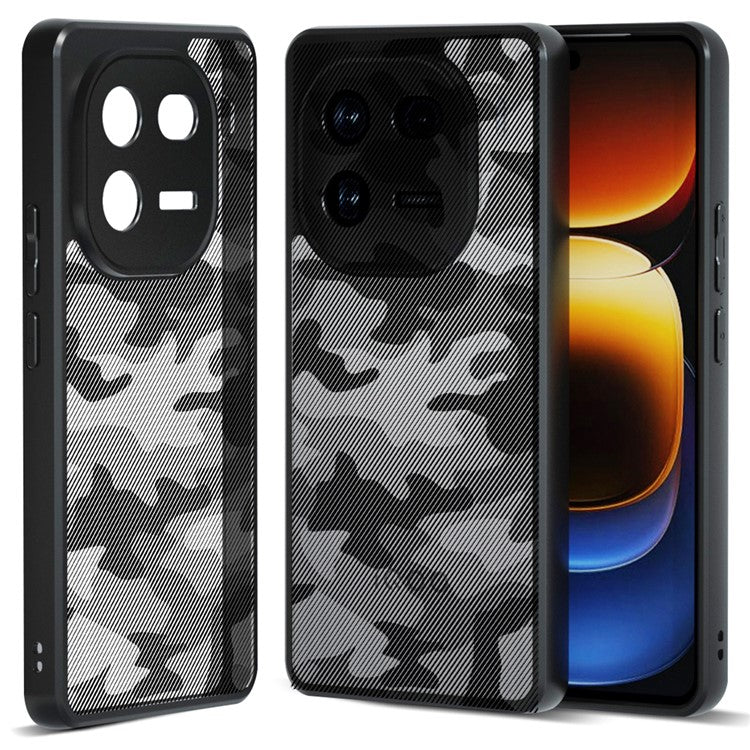 IBMRS For vivo iQOO 12 5G Cell Phone Cases TPU+PC Scratch-proof Shell - Artistic Camouflage