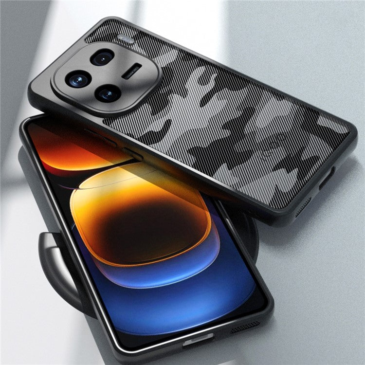 IBMRS For vivo iQOO 12 5G Cell Phone Cases TPU+PC Scratch-proof Shell - Artistic Camouflage