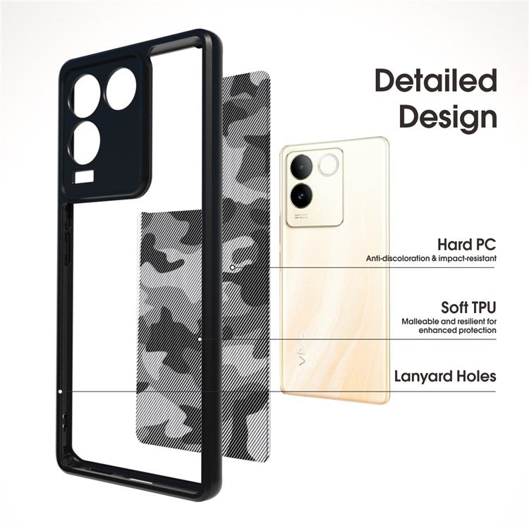 IBMRS For vivo S17e 5G Cell Phone Cases Precise Cutout Camera Protection Cover - Artistic Camouflage