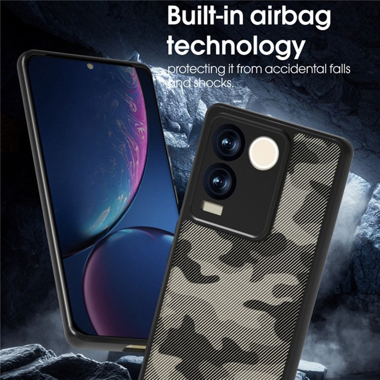 IBMRS For vivo S17e 5G Cell Phone Cases Precise Cutout Camera Protection Cover - Artistic Camouflage