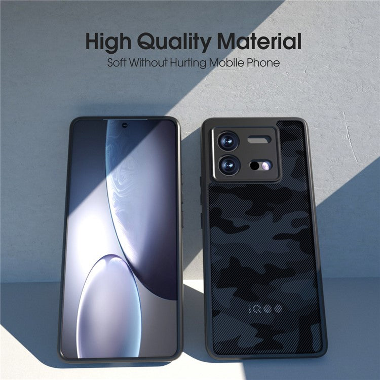 IBMRS For vivo iQOO Neo8 5G / Neo8 Pro 5G Back Case Precise Cutout Camera Protection Phone Shell - Artistic Camouflage