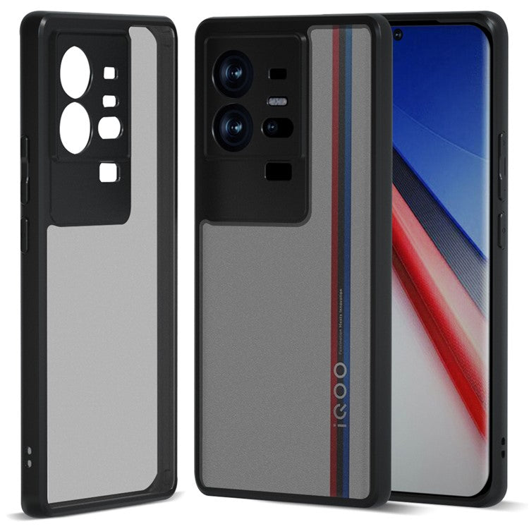 IBMRS For vivo iQOO 11 Pro 5G Case Impact Protection TPU+PC Phone Cover - Matte Black