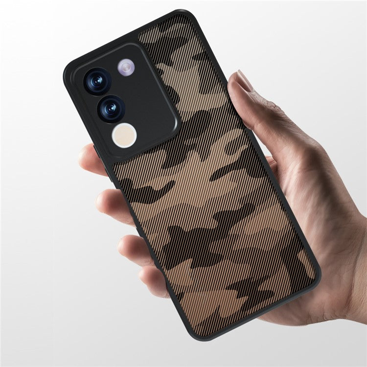 IBMRS Phone Case for vivo V29e (Global) 5G / Y200 4G Shell TPU+PC Scratch-proof Cover - Artistic Camouflage