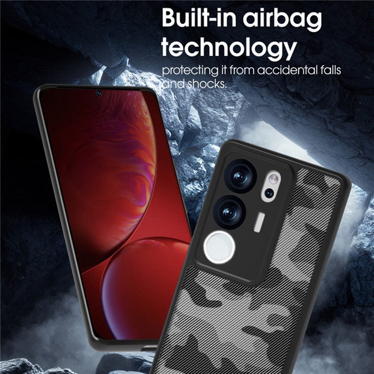 IBMRS For vivo S17 Pro 5G / S17 5G / V29 5G / V29 Pro 5G Case PC+TPU Precise Camera Cutouts Cover  - Artistic Camouflage