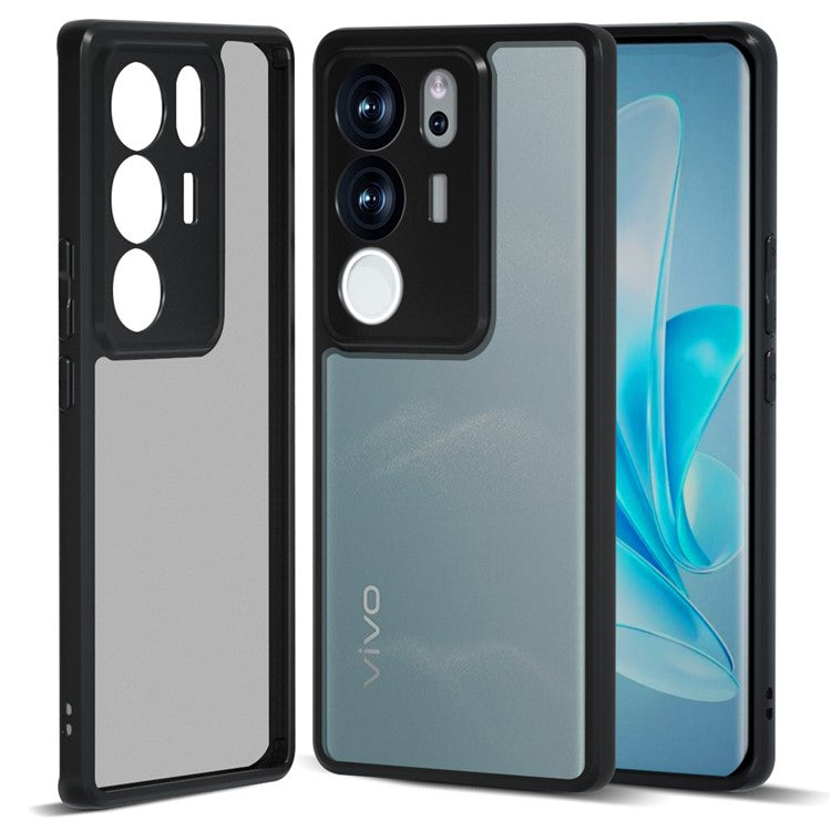 IBMRS For vivo S17 Pro 5G / S17 5G / V29 5G / V29 Pro 5G Case PC+TPU Precise Camera Cutouts Cover  - Matte Black