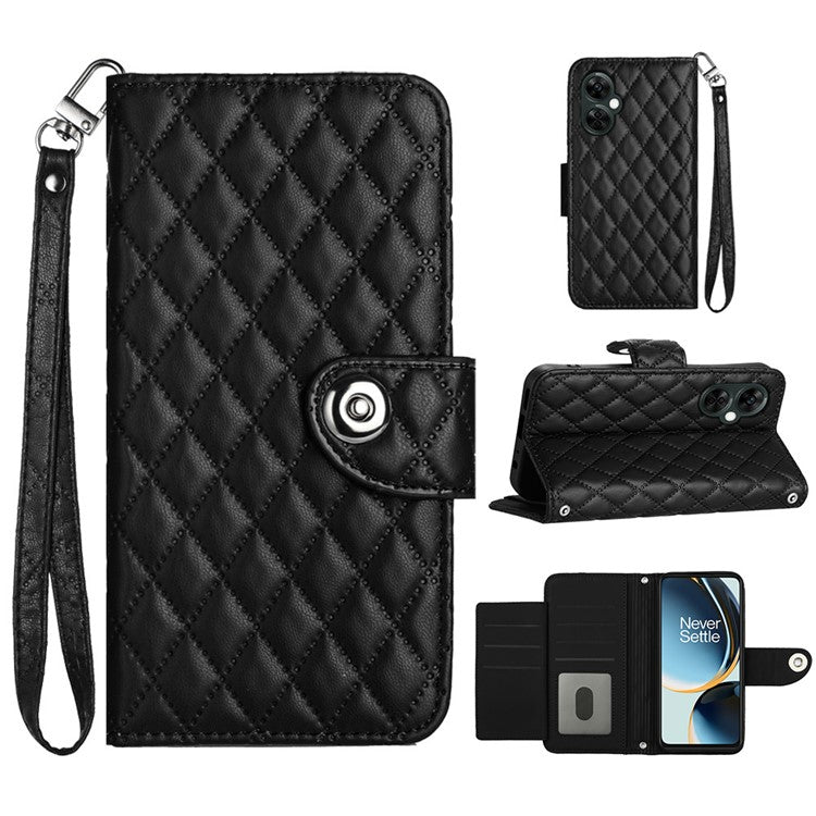 YB Imprinting Series-8 for OnePlus Nord CE 3 Lite 5G / Nord N30 5G / Oppo K11x 5G Leather Case Wallet Cover - Black