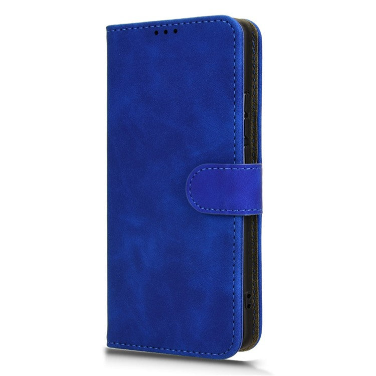 For vivo X100 Pro 5G Case PU Leather Full Protection Folio Phone Cover - Blue