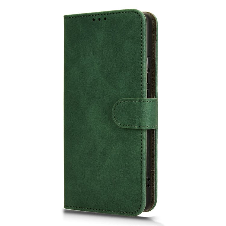 For vivo X100 Pro 5G Case PU Leather Full Protection Folio Phone Cover - Green