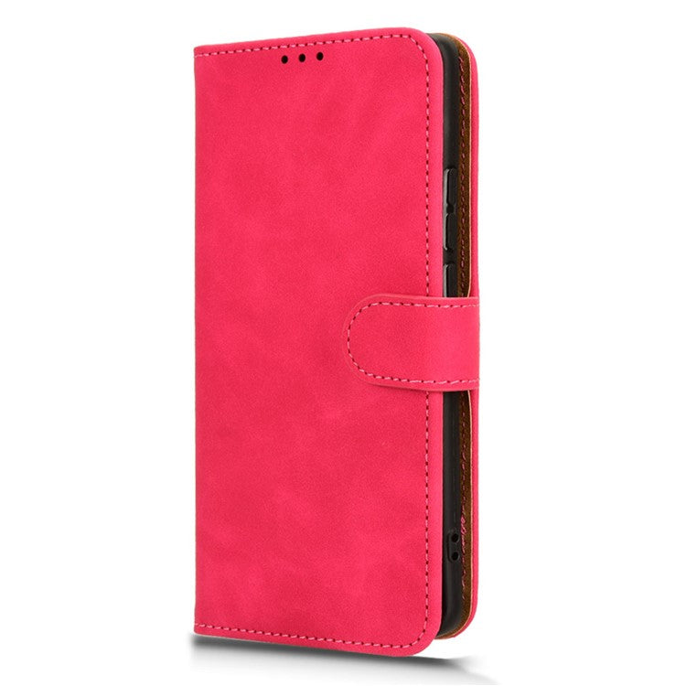 For vivo X100 Pro 5G Case PU Leather Full Protection Folio Phone Cover - Rose