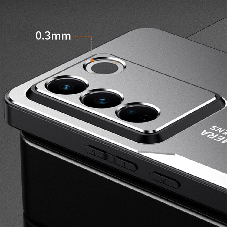 For vivo S16 Shockproof Case Anti-Drop Hybrid Slim Phone Cover - Silver