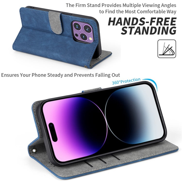 For vivo Y200e 5G / V40 SE 5G / Y100 5G (Indonesia) / V30 Lite 4G / T3 5G / Y100 4G / V30 SE 5G Case RFID Blocking PU Leather Stand Cover - Purple