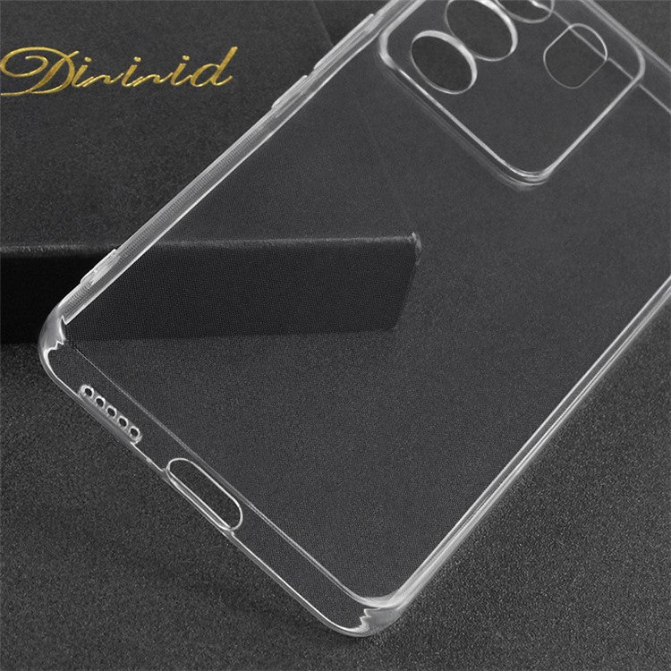 For vivo V30 Lite 5G Case Crystal Clear Flexible TPU Mobile Phone Cover