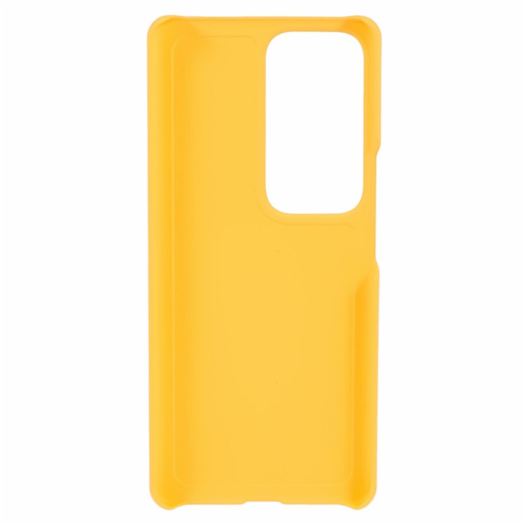 For vivo S18 5G / S18 Pro 5G Case Rubberized PC Anti-Scratch Protective Phone Cover - Yellow