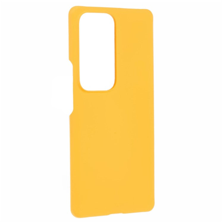 For vivo S18 5G / S18 Pro 5G Case Rubberized PC Anti-Scratch Protective Phone Cover - Yellow