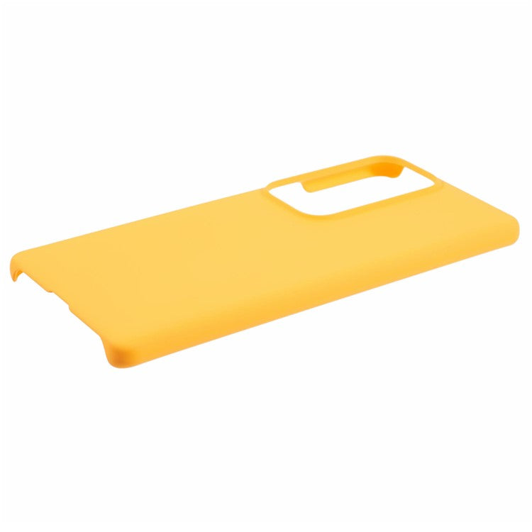 For vivo S18 5G / S18 Pro 5G Case Rubberized PC Anti-Scratch Protective Phone Cover - Yellow