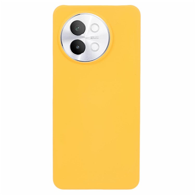 For vivo S18e 5G Case Shockproof Skin-Feeling Hard PC Phone Cover - Yellow