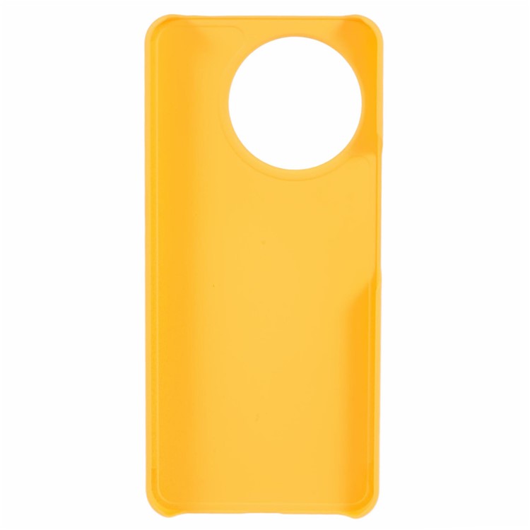 For vivo S18e 5G Case Shockproof Skin-Feeling Hard PC Phone Cover - Yellow