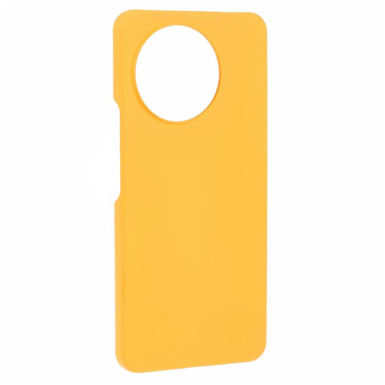 For vivo S18e 5G Case Shockproof Skin-Feeling Hard PC Phone Cover - Yellow