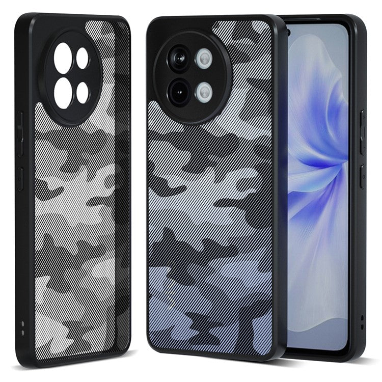 IBMRS For vivo S18e 5G Case Hybrid Soft TPU Frame+ Hard PC Back Phone Cover - Artistic Camouflage