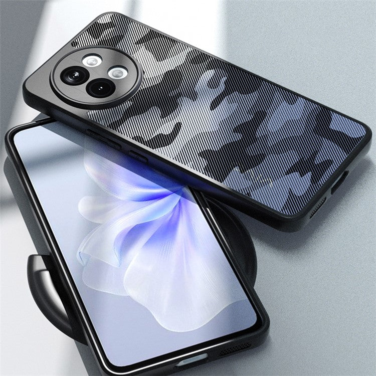 IBMRS For vivo S18e 5G Case Hybrid Soft TPU Frame+ Hard PC Back Phone Cover - Artistic Camouflage