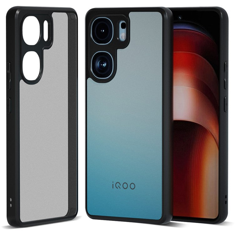 IBMRS For vivo iQOO Neo9 5G / Neo9 Pro 5G Case TPU+PC Drop Resistance Phone Cover - Matte Black