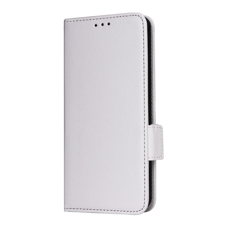 For vivo Y200e 5G / V40 SE 5G / Y100 5G (Indonesia) / V30 Lite 4G / T3 5G / Y100 4G / V30 SE 5G Case Leather Folio Stand Phone Cover - White