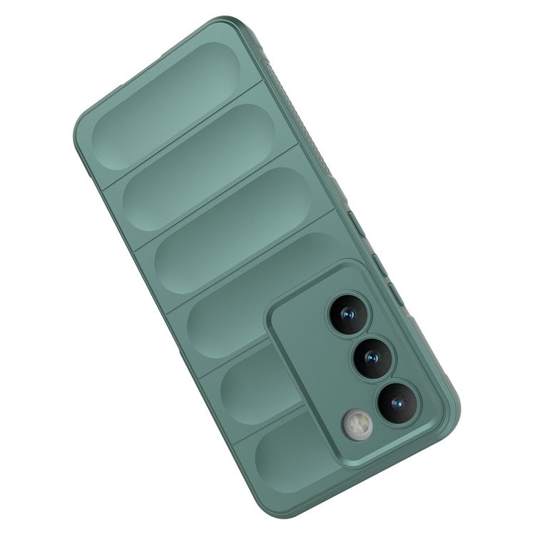 For vivo Y200e 5G Case TPU Rugged Design Drop Protection Phone Shell - Green