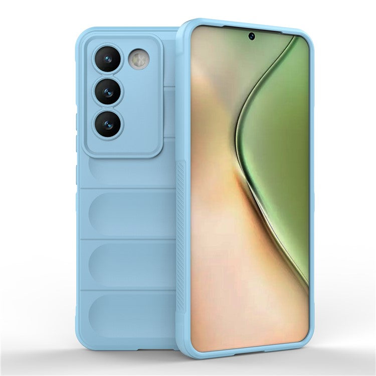 For vivo Y200e 5G Case TPU Rugged Design Drop Protection Phone Shell - Baby Blue