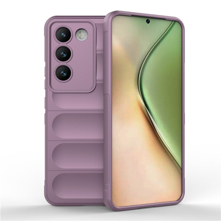 For vivo Y200e 5G Case TPU Rugged Design Drop Protection Phone Shell - Light Purple