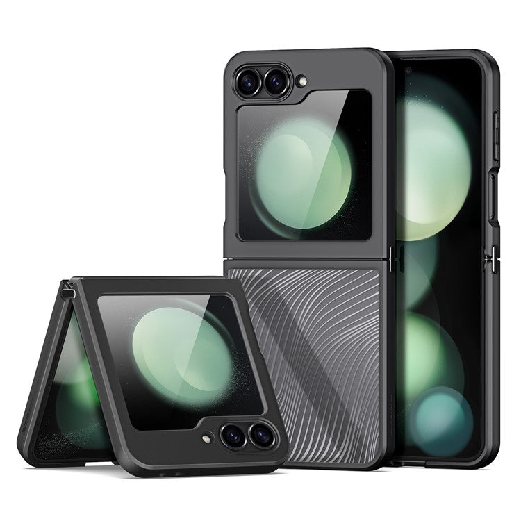 DUX DUCIS Aimo Series For Samsung Galaxy Z Flip6 5G Black Case Drop Proof TPU+PC Phone Cover (REACH Certification)